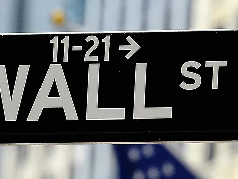 Wall street sign
